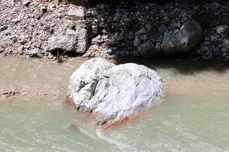 Water rocks boulders