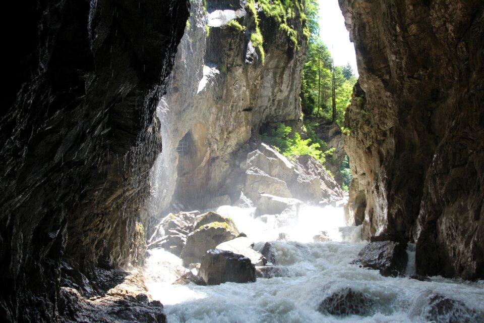 Waters lainbachfall flow