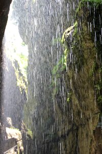 Water rainwater rock