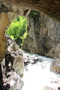 Garmisch partenkirchen gorge rock