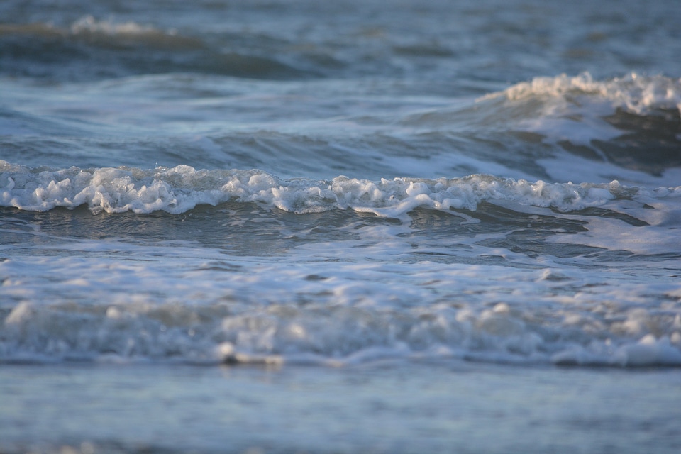 Sea waves ocean