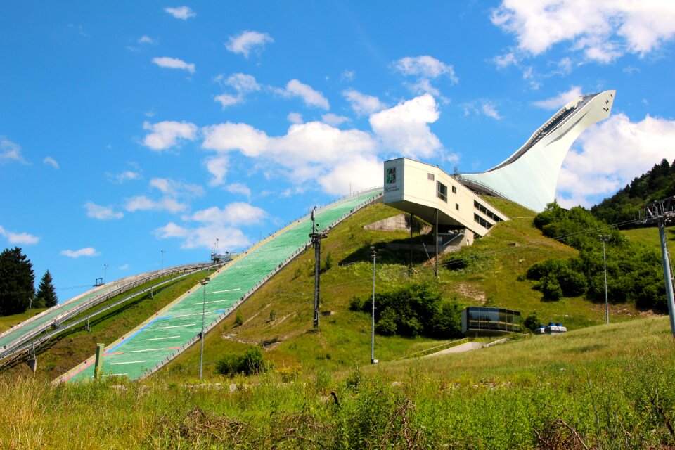 Landscape hill summer