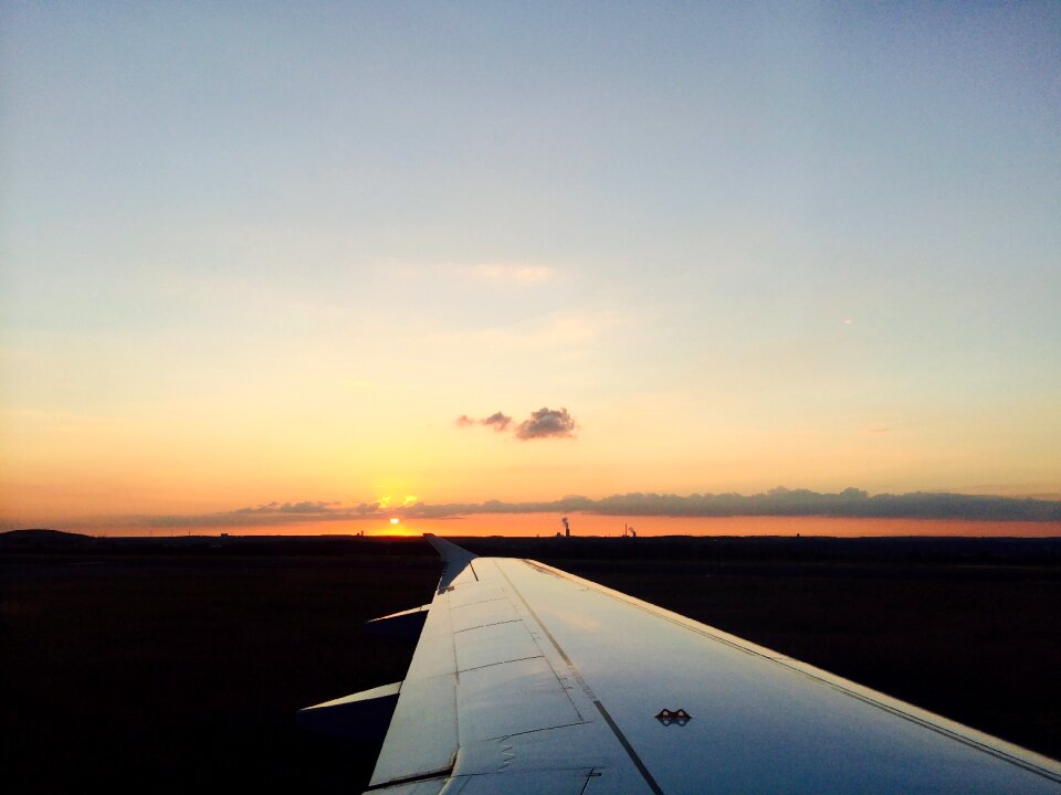 Aircraft flying travel