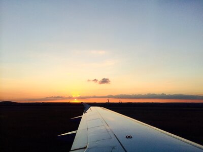 Aircraft flying travel