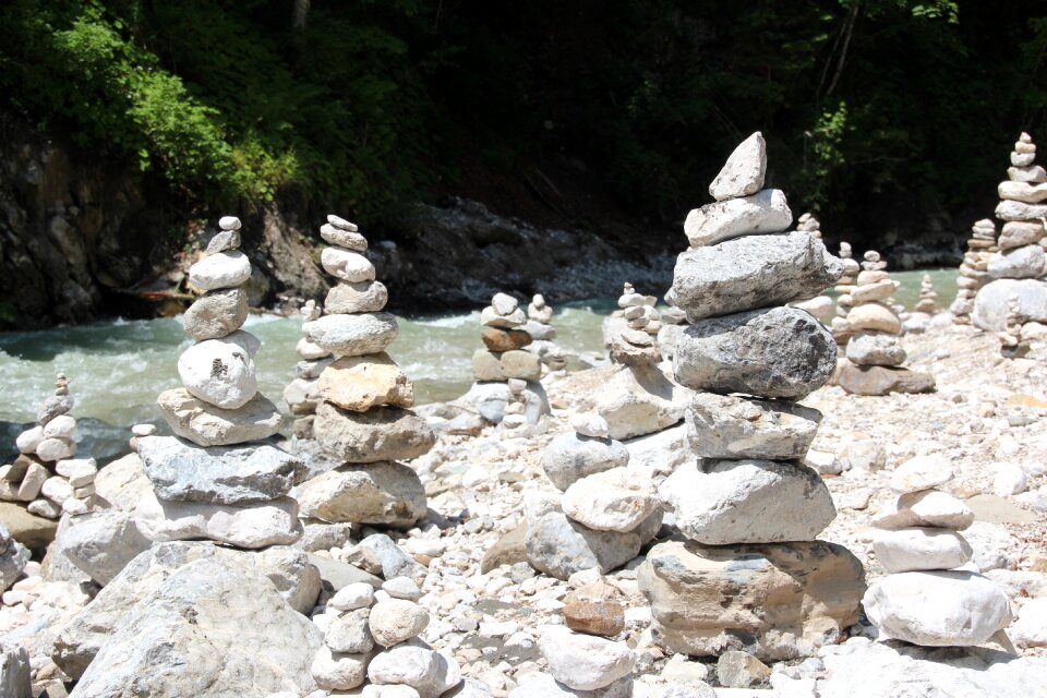 Stack sculpture steinig