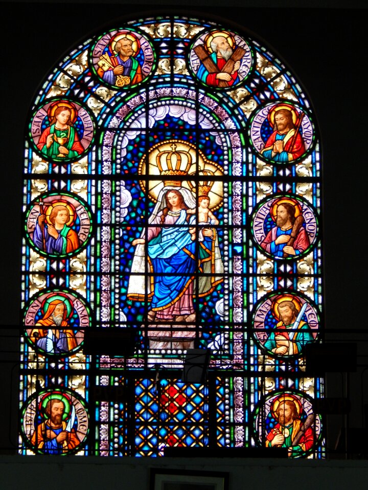 Window colorful cornerstone