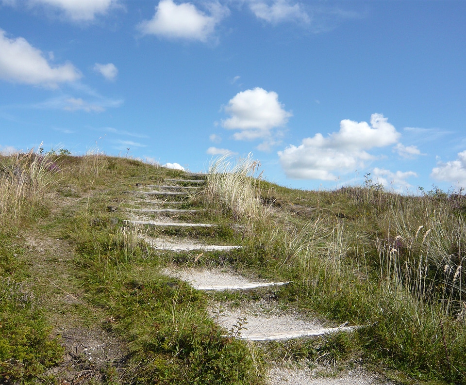 Dunes away landscape