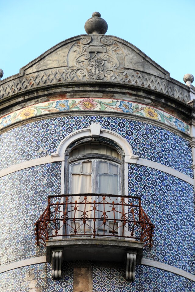 Architecture tiled wall