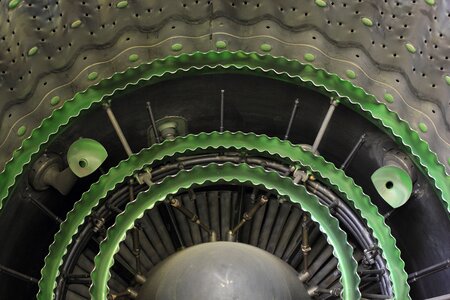 Museum turbine engine photo