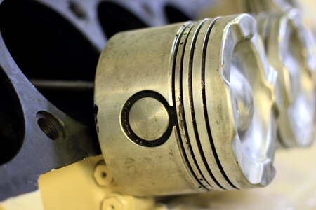 Museum piston engine photo