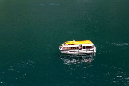 Lifeboat transportation boat norwegian fjord