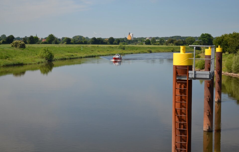 Nature boat landscape