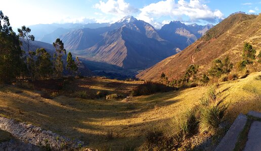 Tourism andes landscape