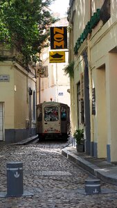 Sightseeing historic center alley