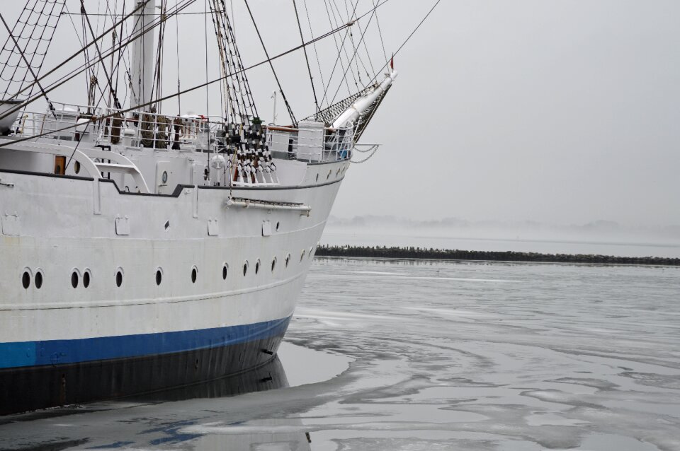 White winter port