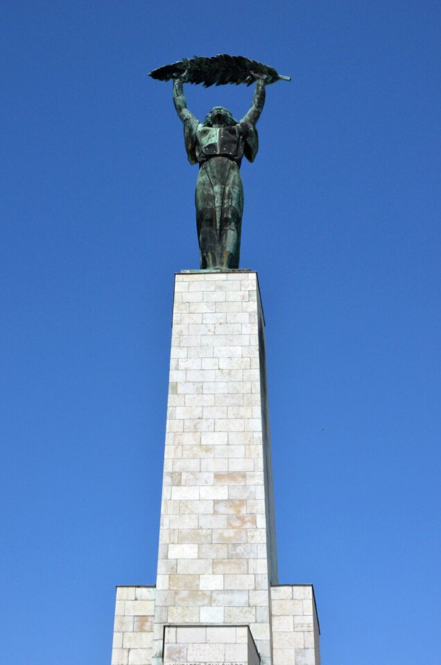 Gellért hill statue of liberty budapest