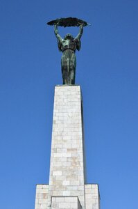 Gellért hill statue of liberty budapest photo