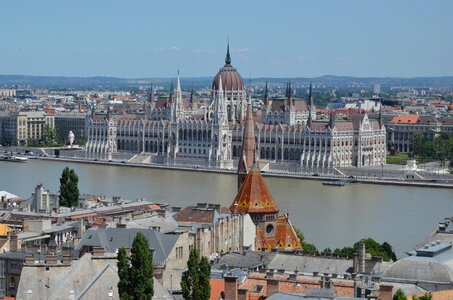 The parliament budapest danube photo