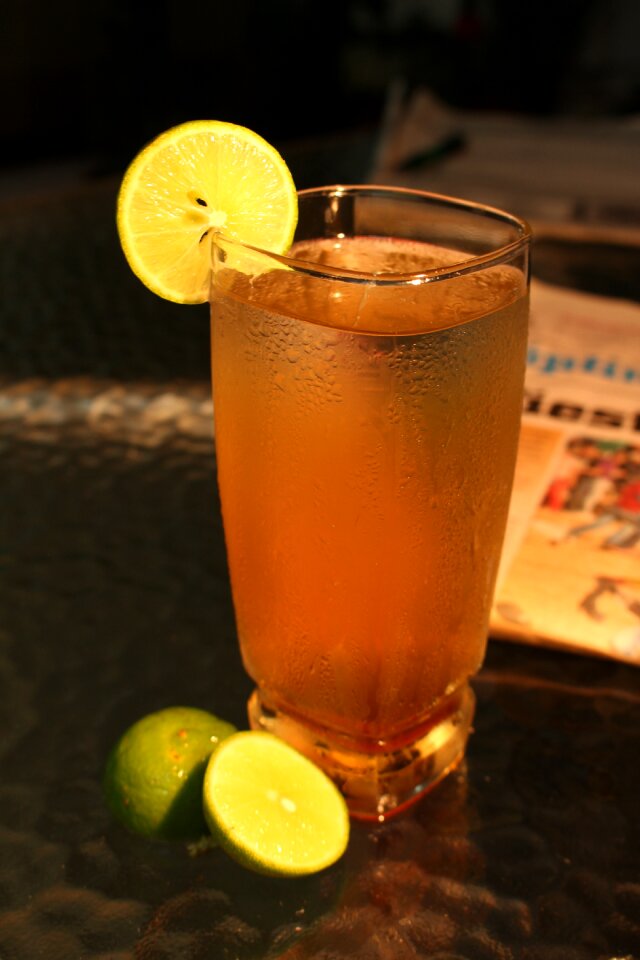 Drink lemon refreshing
