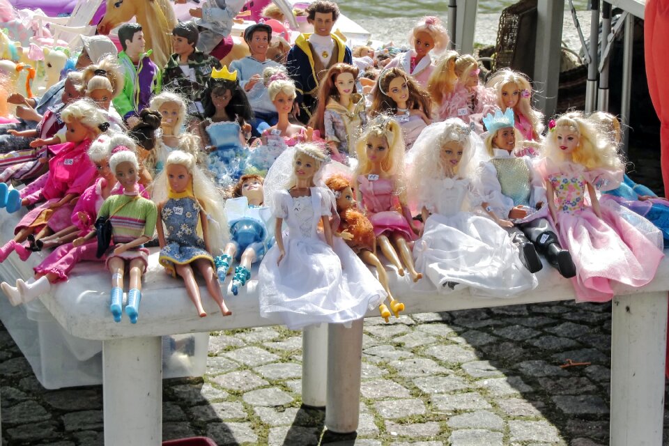 Children toys colorful doll dress