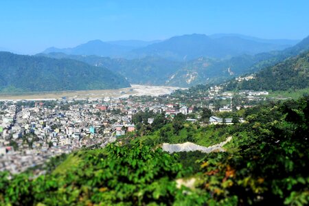 Valley landmark bhutanese photo