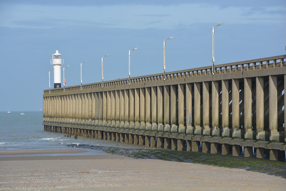 Sea beach blankenberge