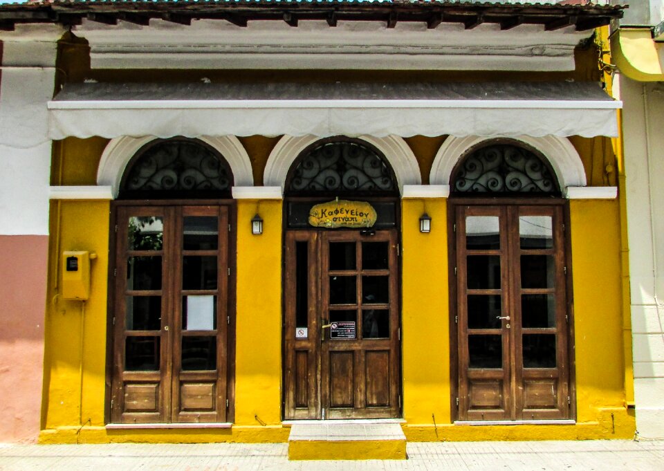 Building color old town