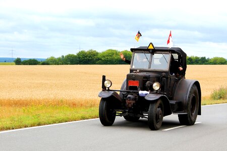 Agricultural machine oldtimer tractors photo