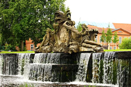 Water basin water waterfall photo