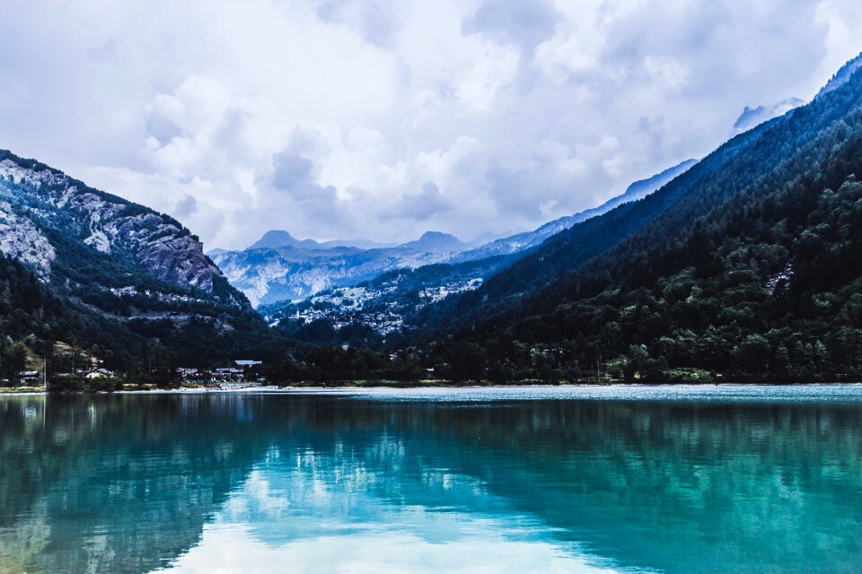 Landscape river water