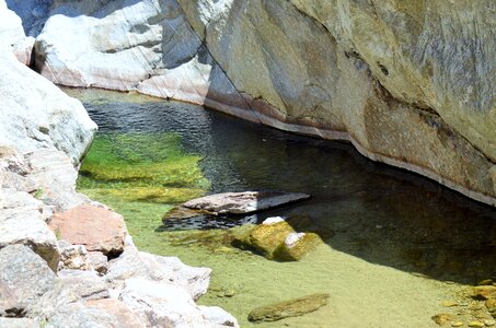 Nature water courses cascade