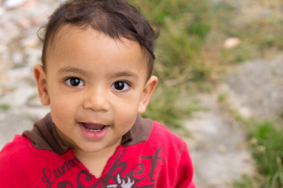 Portrait joy child smile