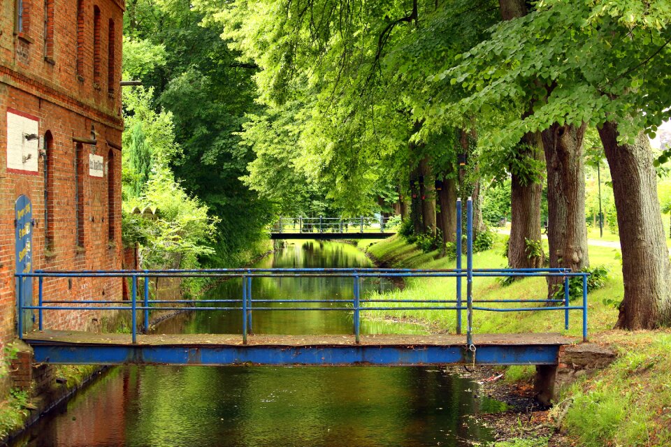 Bridge steel bridge water