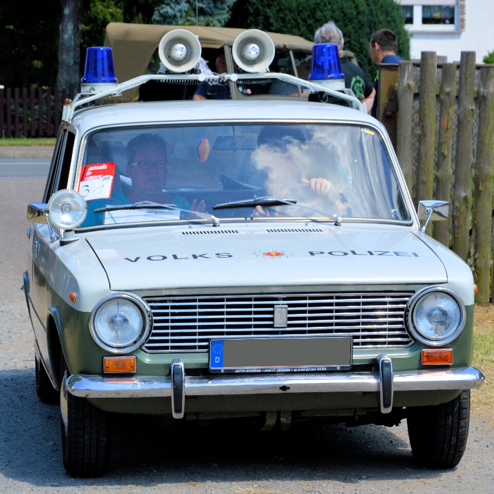National police lada divided germany