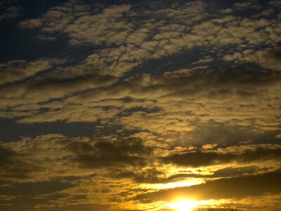 Sunset evening glow