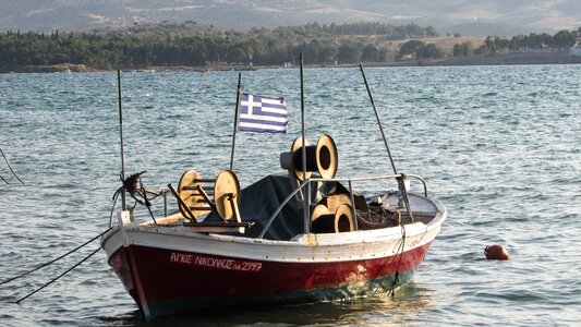 Fishing boat greece volos