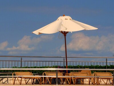 Hot blue sky