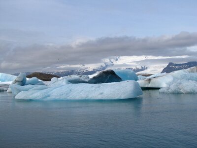 Jökulsárlón iceberg vatnajökull photo