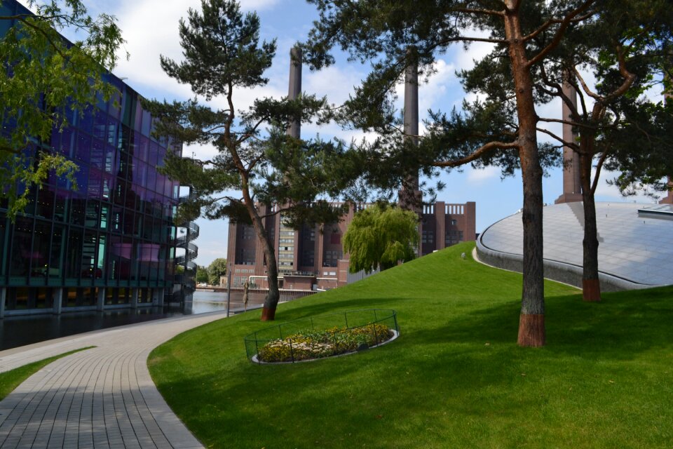 Autostadt wolfsburg factory landscape