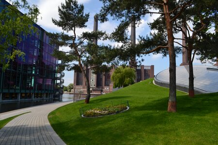 Autostadt wolfsburg factory landscape
