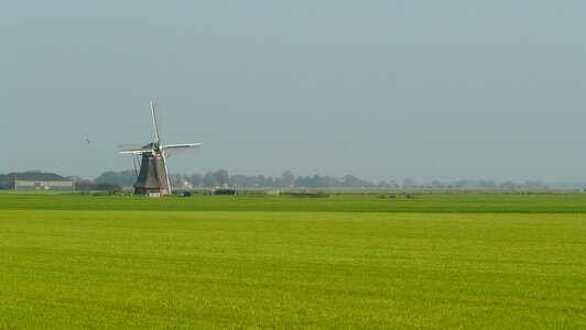 Historic mill friesland dutch landscape