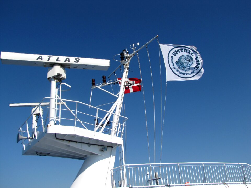 Flag wind north atlantic