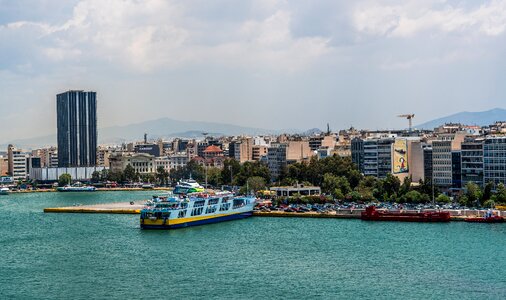 Coastline cityscape travel