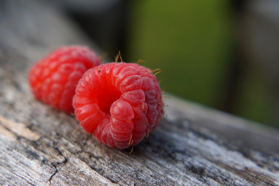 Summer red fruit nearby