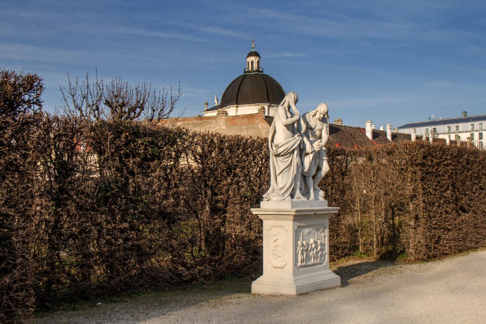 Baroque castle sculpture
