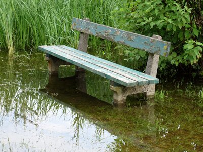 Flood bench water photo