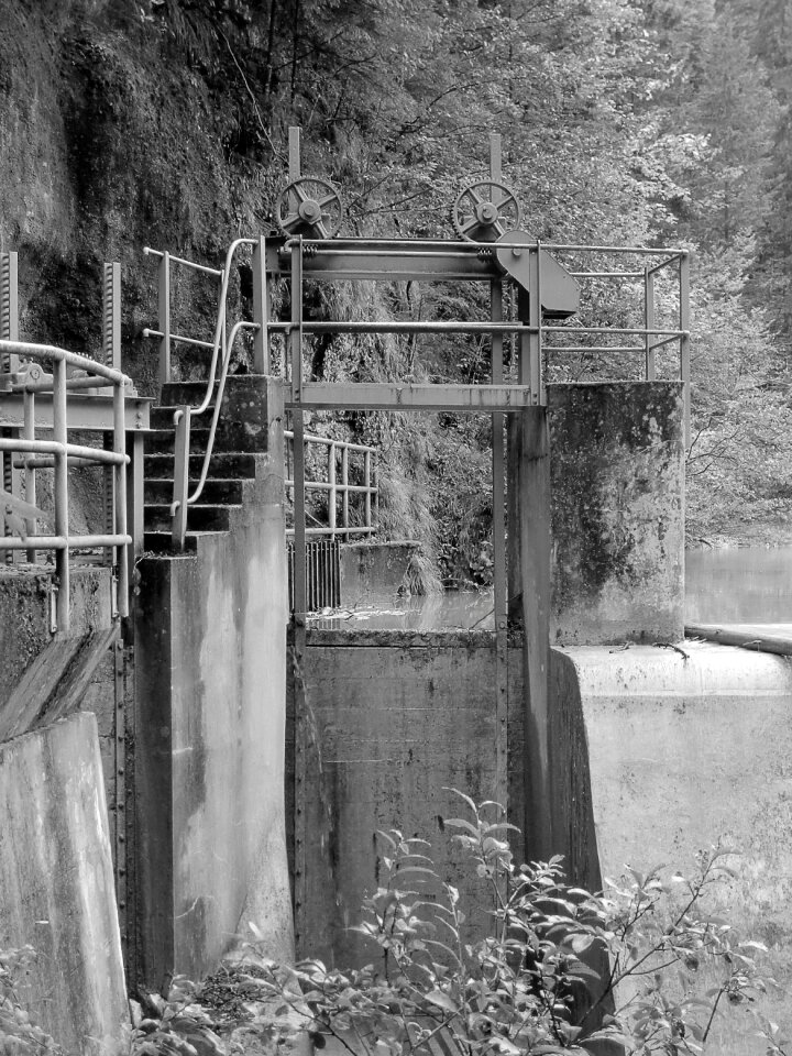 Energy generation dam river