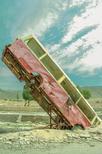 Nine demon tower abandoned vehicle movie scene