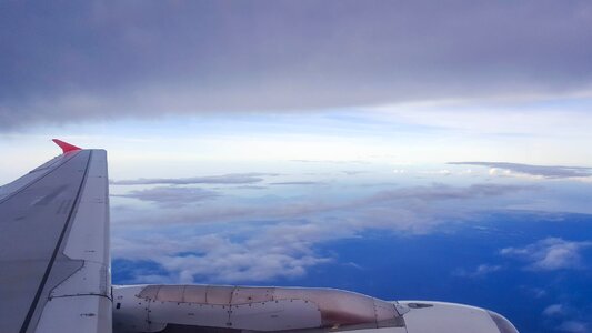 Skyline travel fly photo