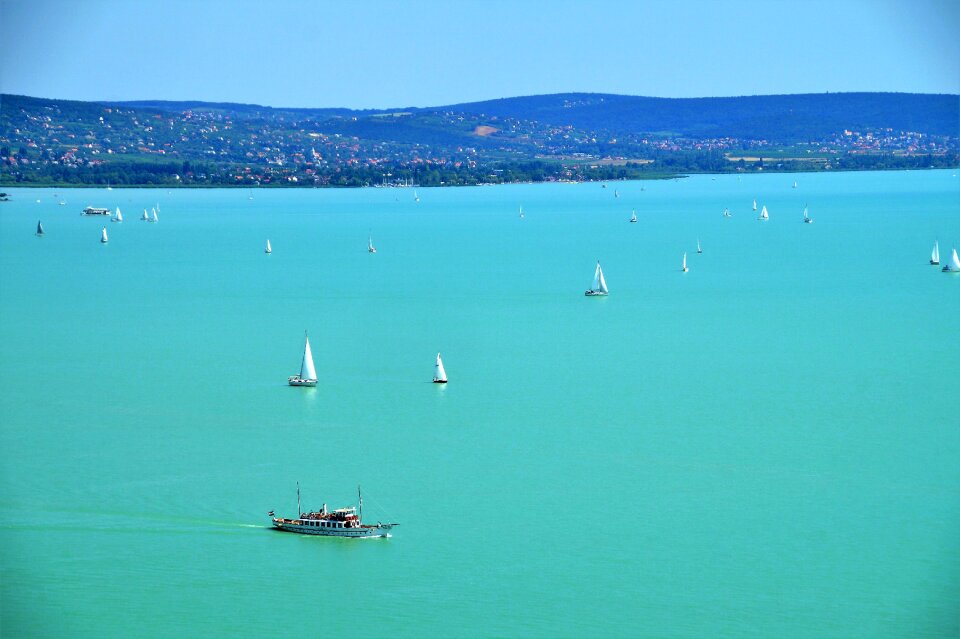 Water area sailing boat ship